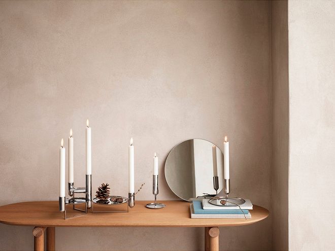 Georg Jensen Tunes-kynttilänjalka
