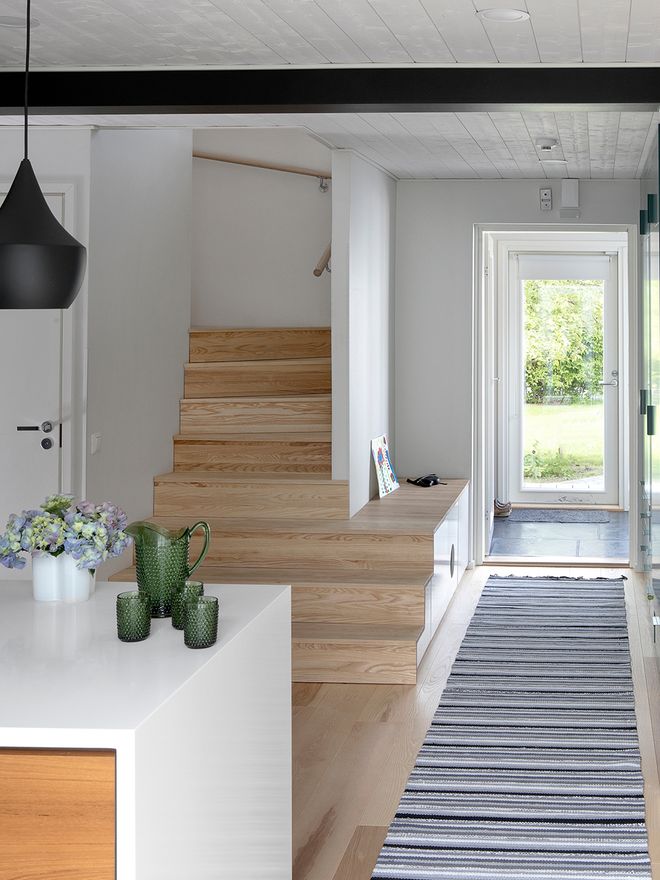 “Wooden surfaces make a stone building warm and cozy”