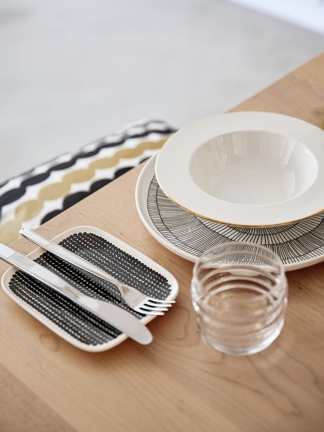 Marimekko Oiva anniversary deep plate
