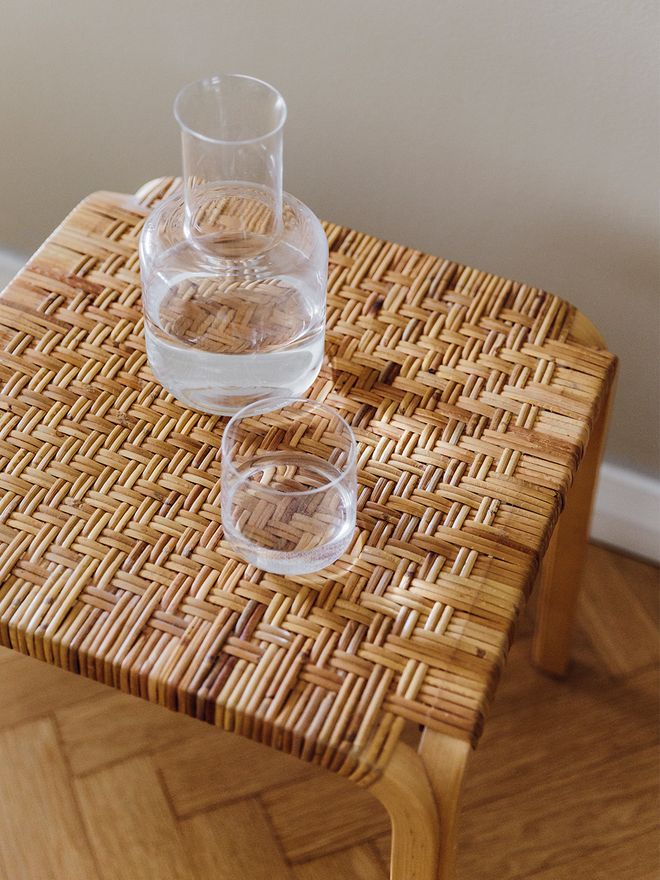 Artek Y61 rattan stool