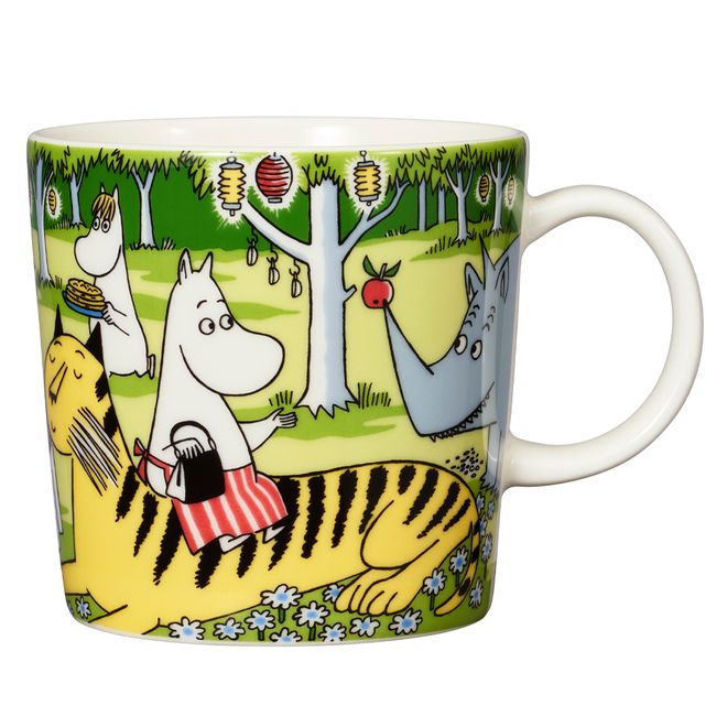 Moomin mug summer 2023 Garden Party, right side