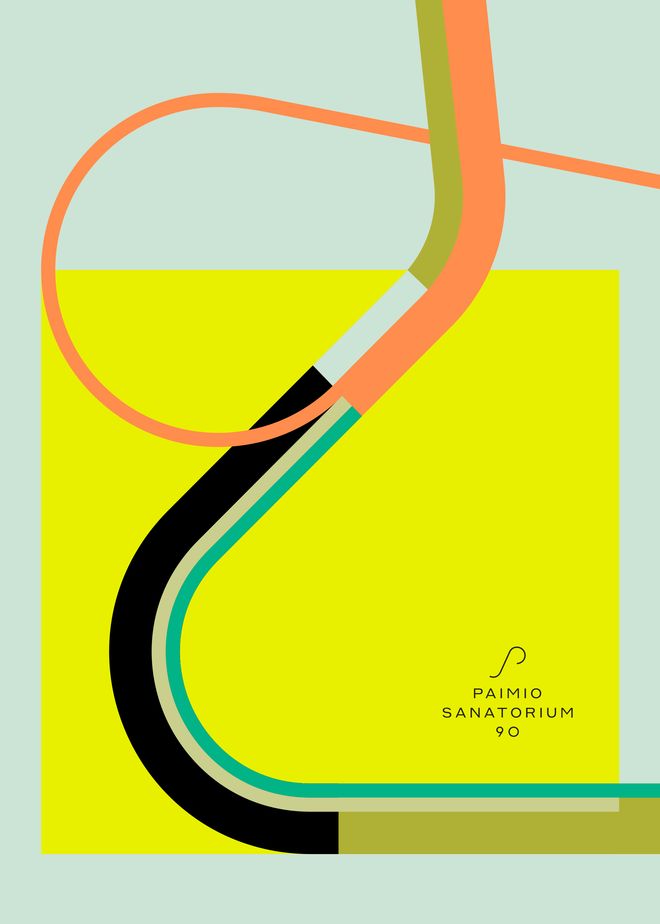 Rosa Aamunkoi's poster design “Take a seat”.