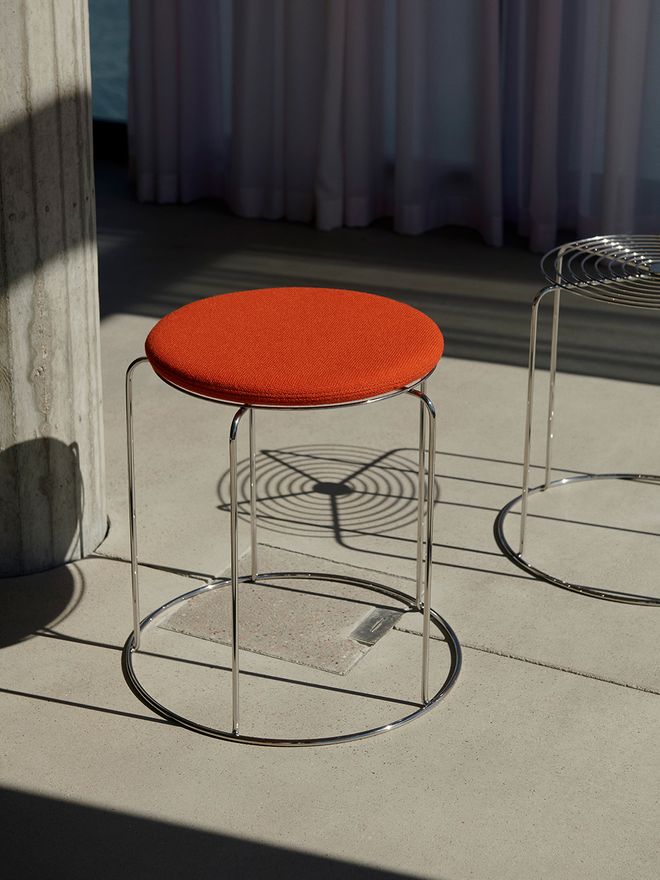 &Tradition Wire Stool