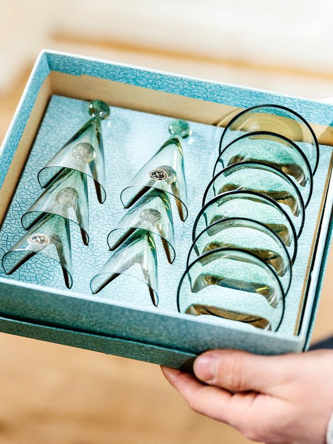 Nuutajärvi schnapps glasses by Kaj Franck