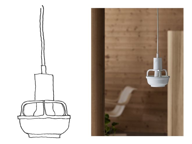 Artek Kori pendant, white