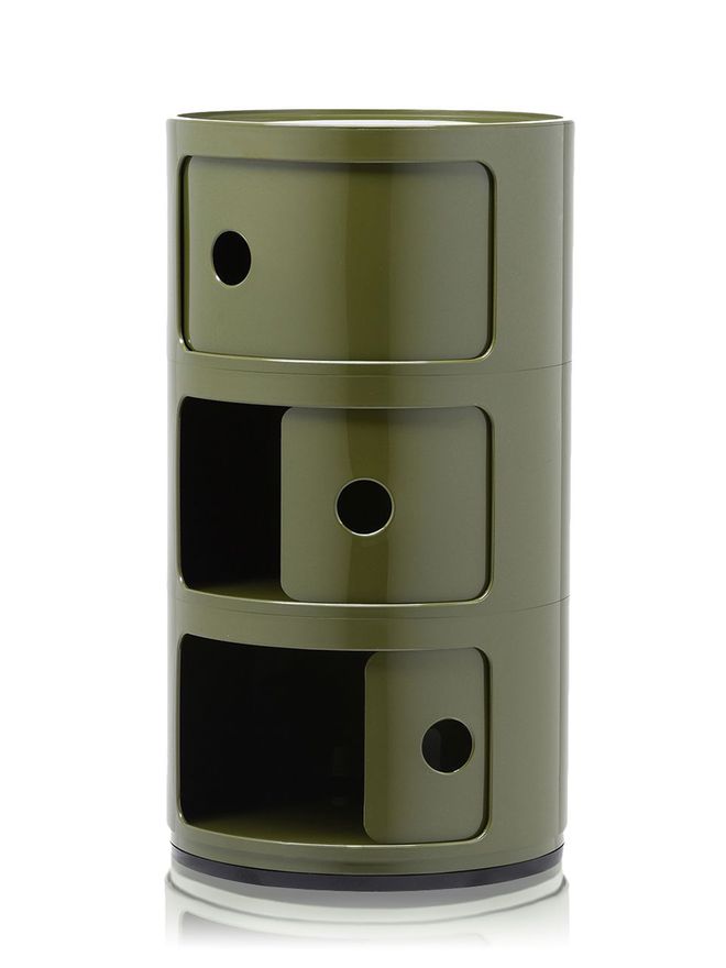 Kartell Componibili storage unit in green