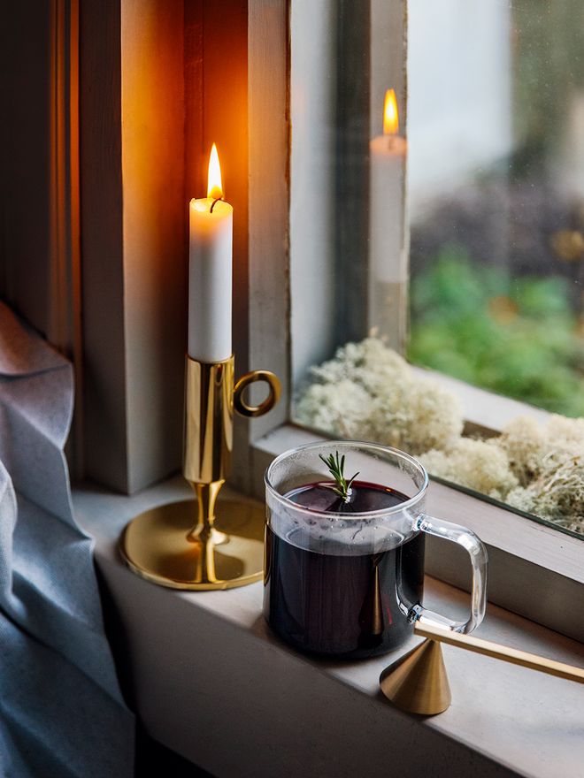 HAY glass coffee mug
