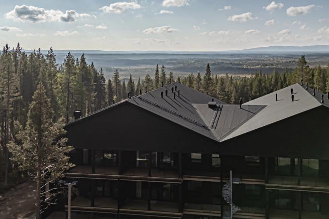 Fjällen Lumière Penthouse, Levi, Kittilä, exterior image in the summertime