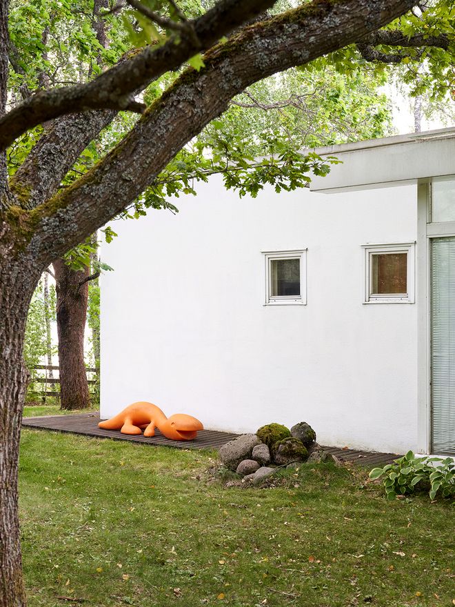 Exterior of Eero Aarnio's house