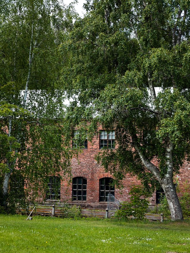 Old brick building at Sorsakoski