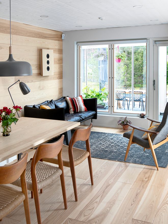 “Wooden surfaces make a stone building warm and cozy”