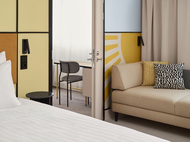 Renovated guest room at Sokos Hotel Royal Vaasa