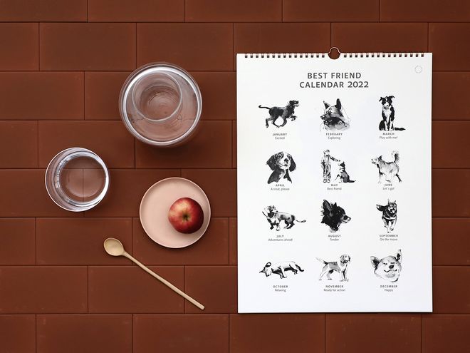 Teemu Järvi Illustrations Best Friend calendar 2022, 30 x 40 cm