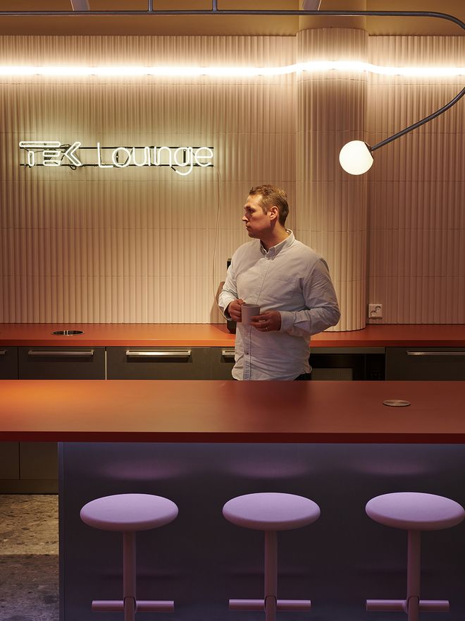 Ilkka Palinperä Tampereen TEK Loungessa