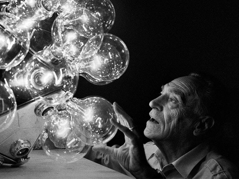 Achille and Pier Giacomo Castiglioni: Humor in the shape of light
