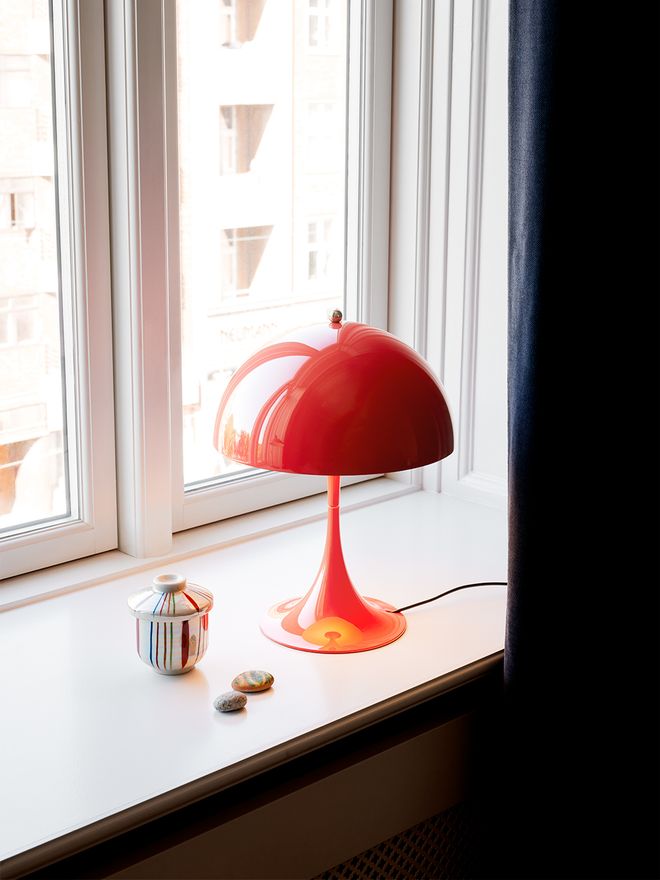 Louis Poulsen Panthella Mini table lamp 2022, coral