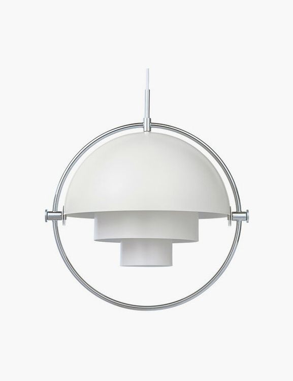 Multi-Lite pendant, chrome - white