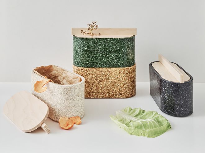 Niimaar Biowaste Box, moss