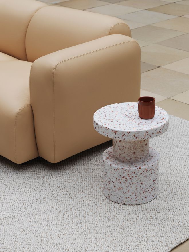 Normann Copenhagen  Bit stool, white