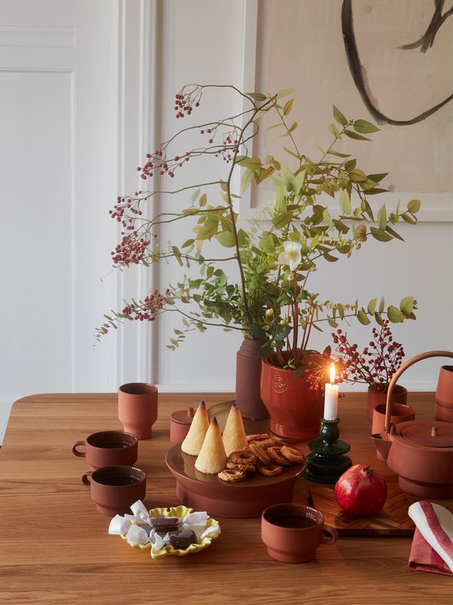 Skagerak Edge pot, burned red 