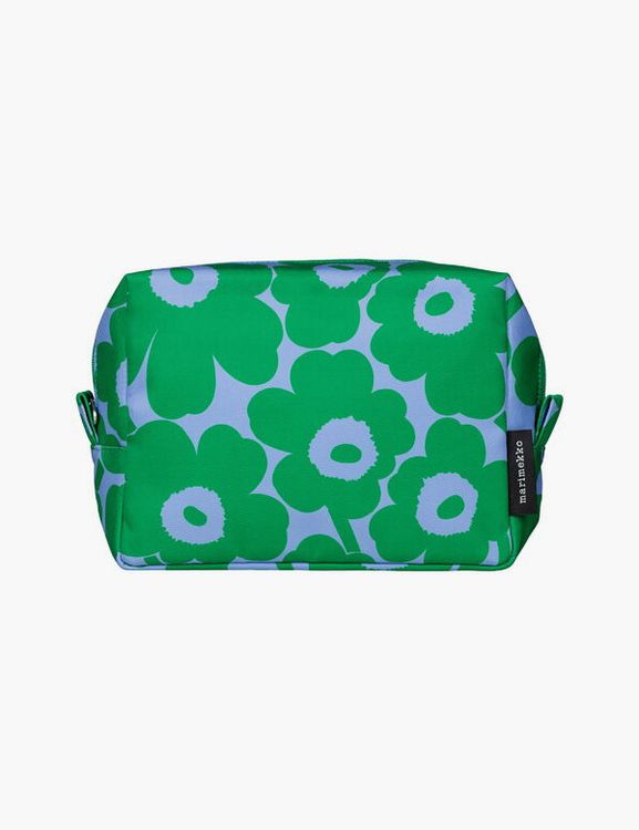 Vilja Mini Unikko cosmetic bag, light blue - green