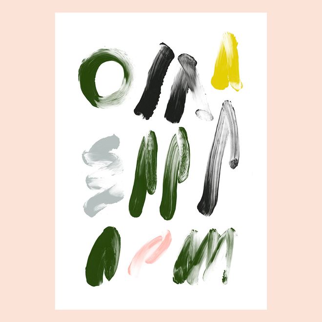 Reeta Ek Aakkoset art print