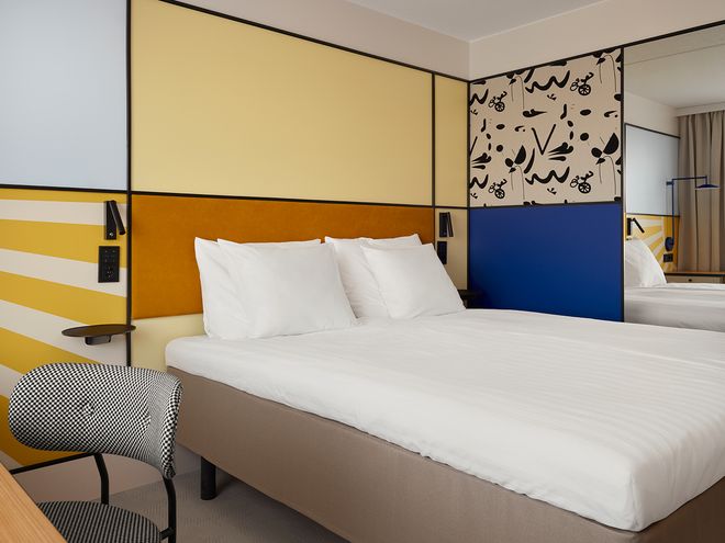 Renovated guest room at Sokos Hotel Royal Vaasa