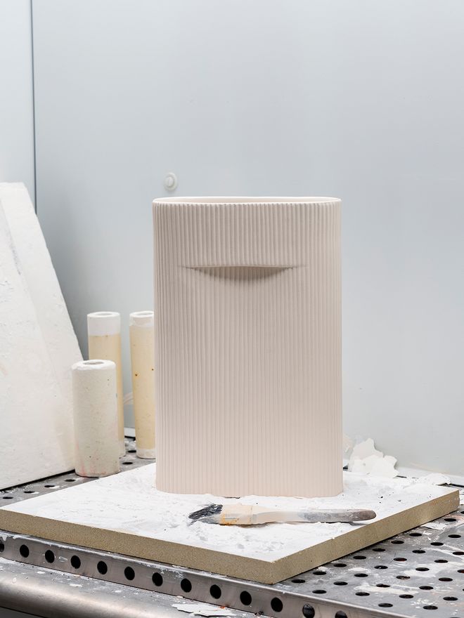 The prototype of Muuto's Ridge vase
