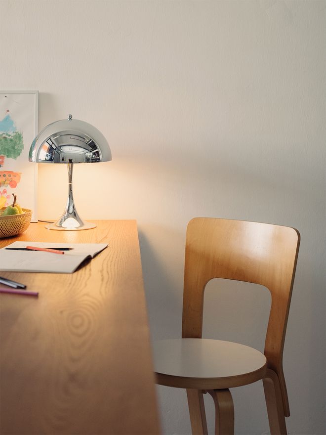 Artek Aalto chair 66, white laminate