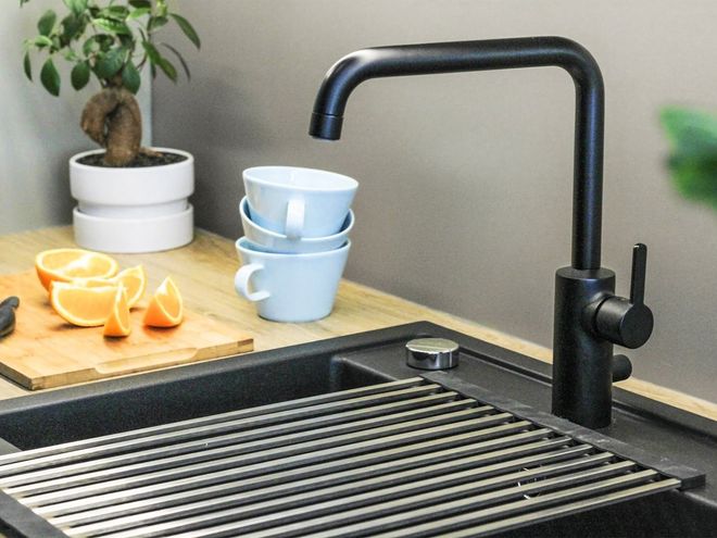 Magisso Happy Sinks dish drying rack, steel