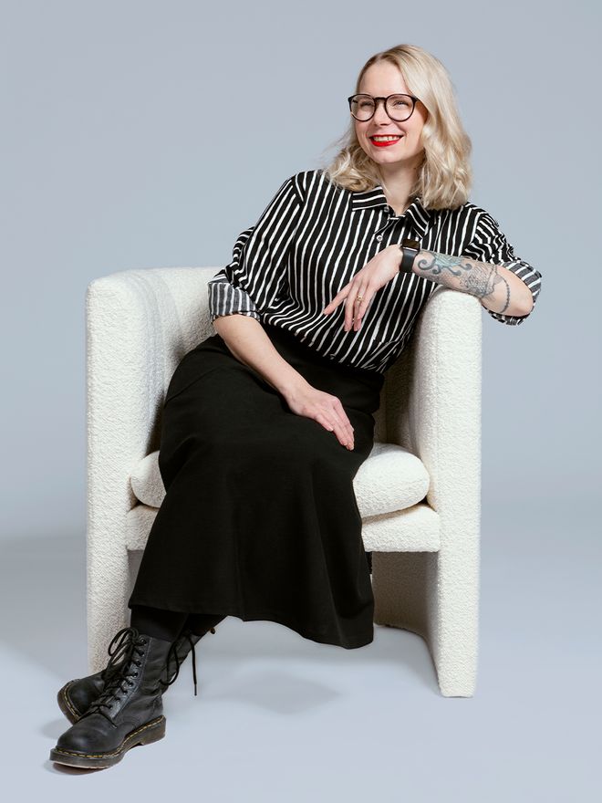 Franckly sales manager Lotta Kuuteri
