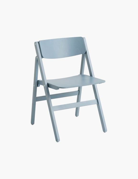 Backflip folding chair, cloud blue beech