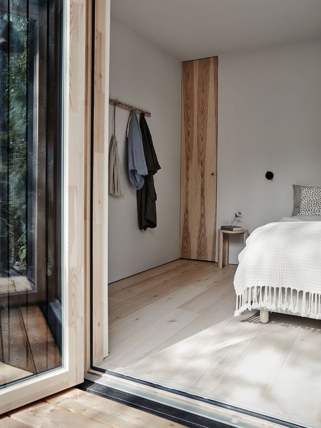 The master bedroom in a leisure home