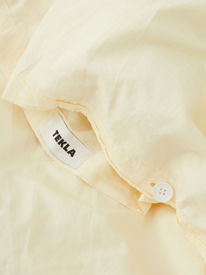 Tekla Single duvet cover, 150 x 210 cm, sunbleach yellow