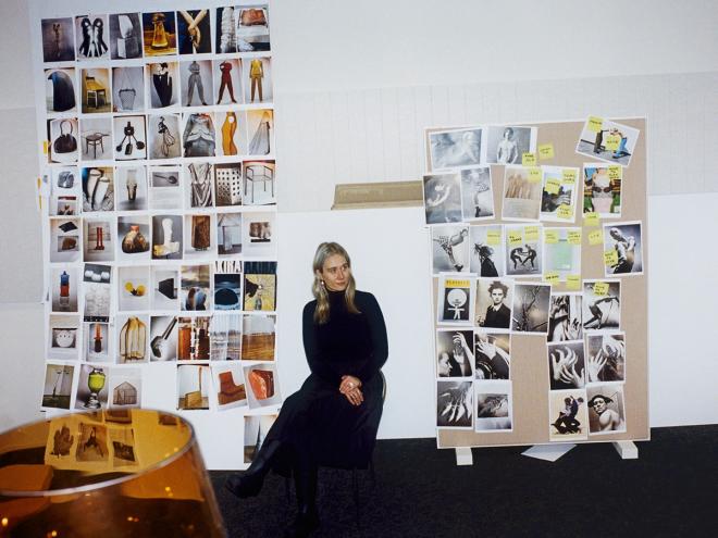 A portrait of Janni Vepsäläinen, creative director of Iittala