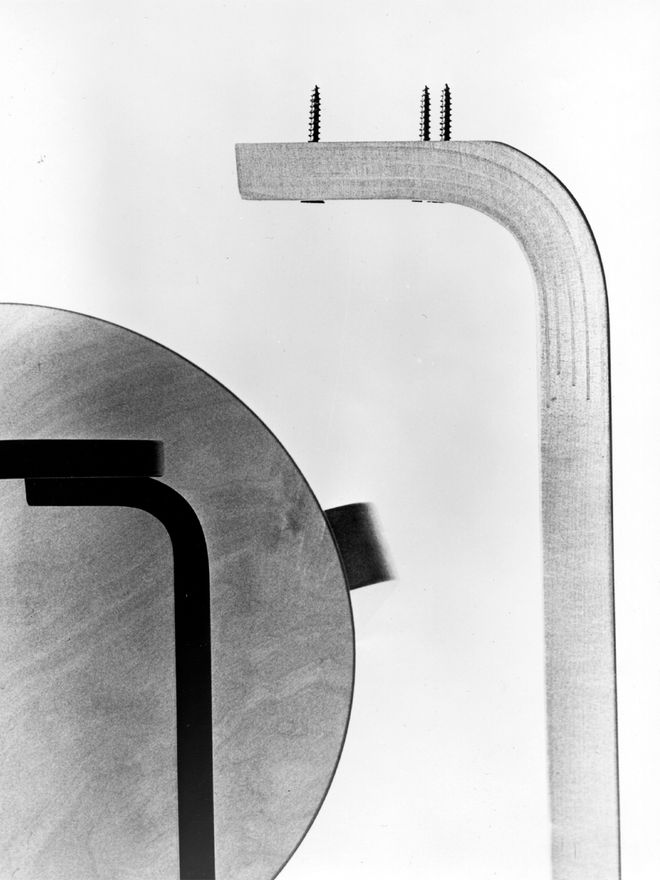 Black and white photo of Stool 60