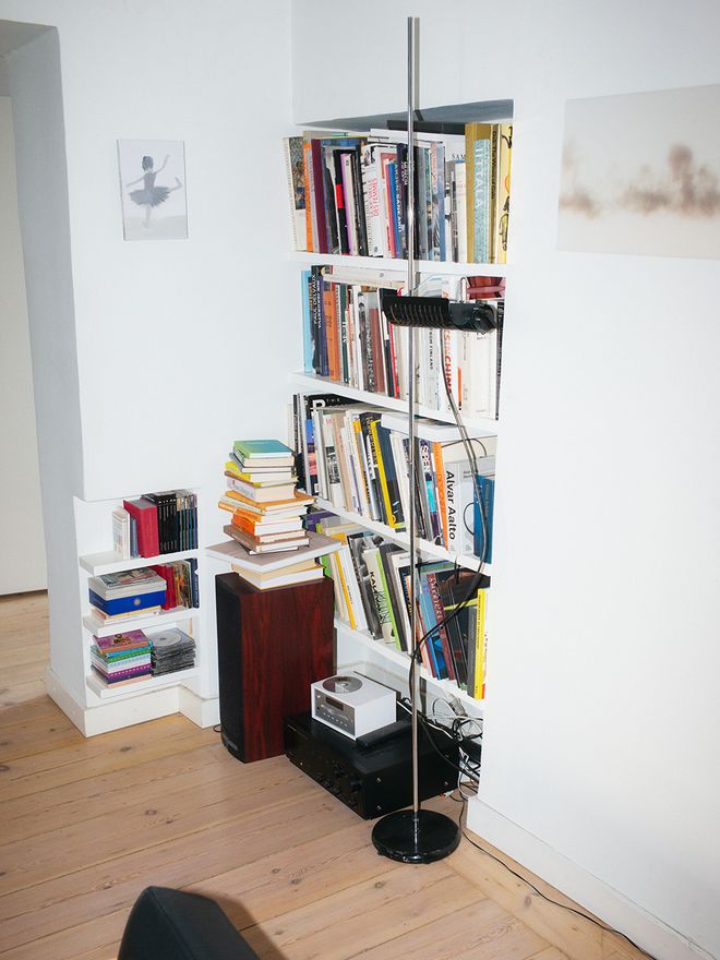 A bookshelf full of books