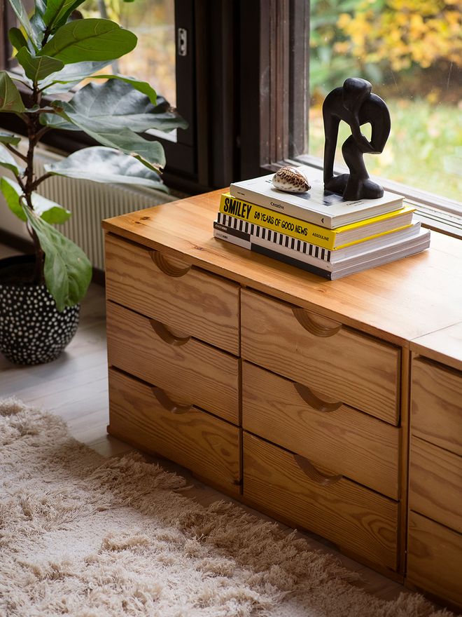 Vintage Lundia chest of drawers