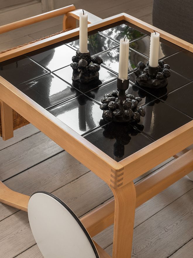 Artek  Aalto tea trolley 900, black