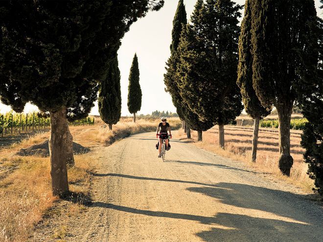 Pyöräilyreitit mahtavissa maisemissa: Toscana, Italia