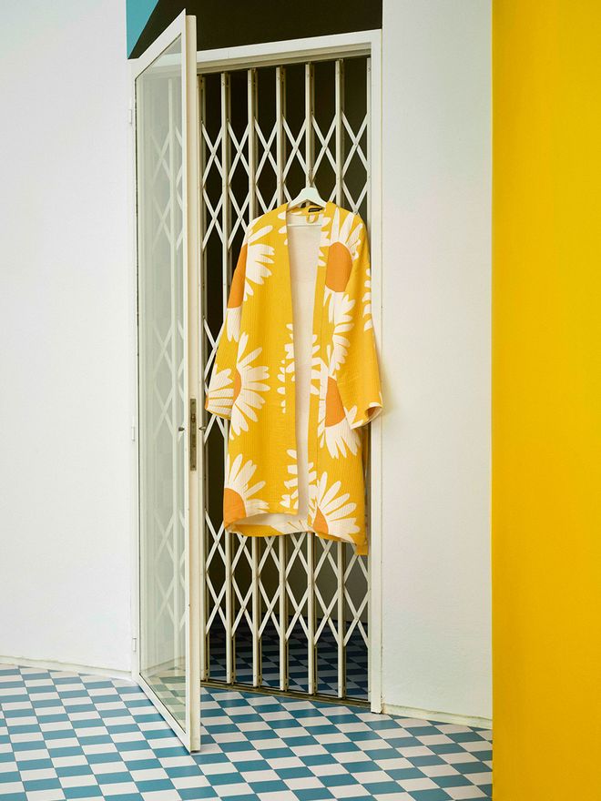 Marimekko  Auringonkukka bathrobe