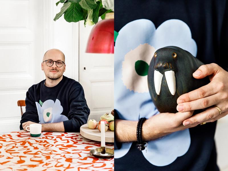 Sami Ruotsalainen was charmed by the gentle gaze of a walrus