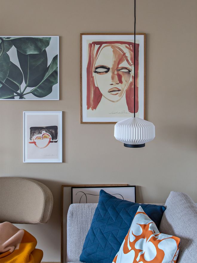 Paper Collective Red Portrait poster