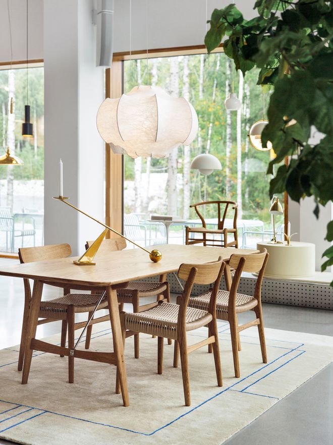 Carl Hansen & Søn  BM1160 Huntsman dining table, oiled oak - steel