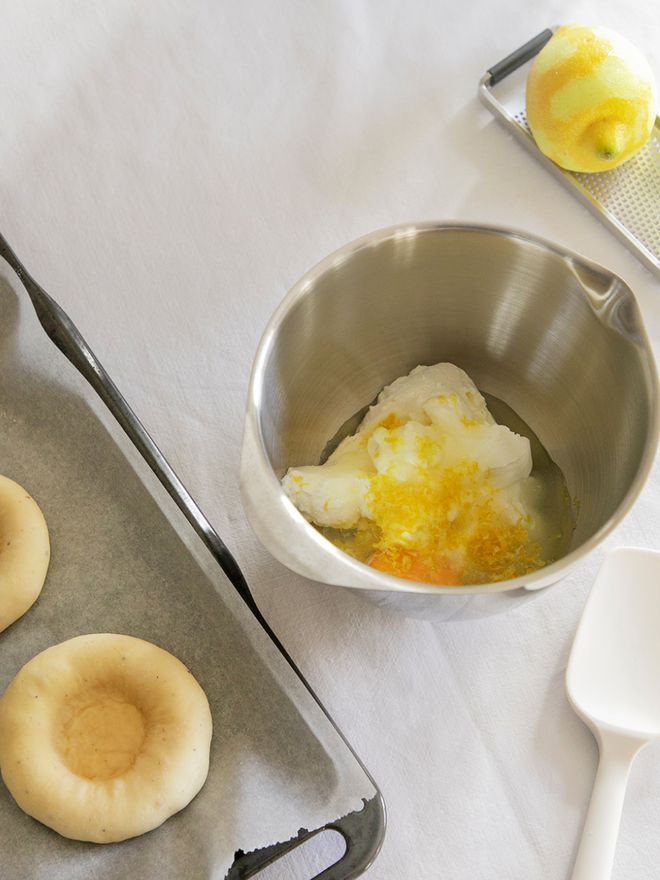 Pistachio buns, recipe