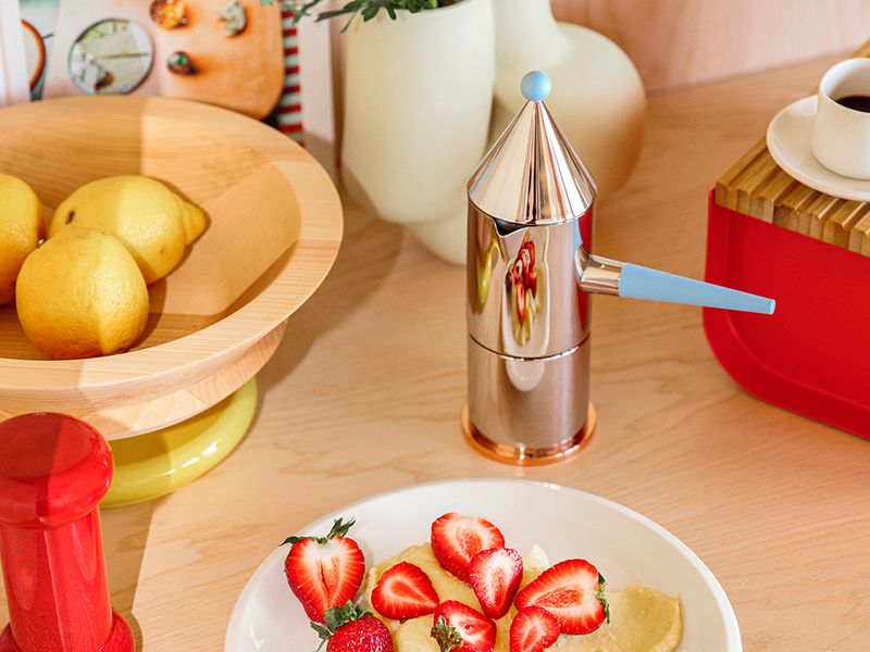 Italian classics: Alessi espresso pots, limoncello spritz and a cornetto with sweet filling