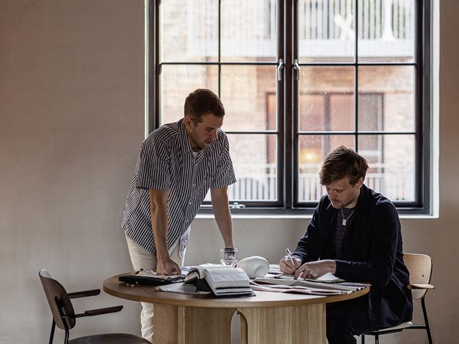 Emil Krøyer and Mads Sætter-Lassen of design studio Krøyer-Sætter-Lassen