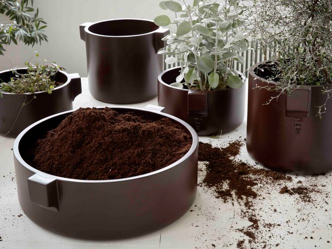 Fogia Ceramics Pot, brown