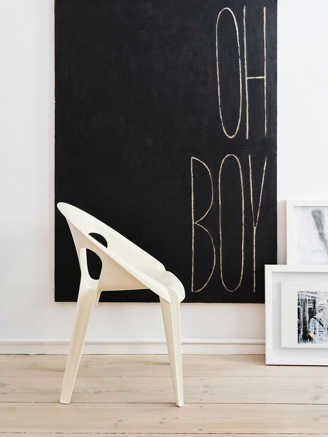 White Bell chair