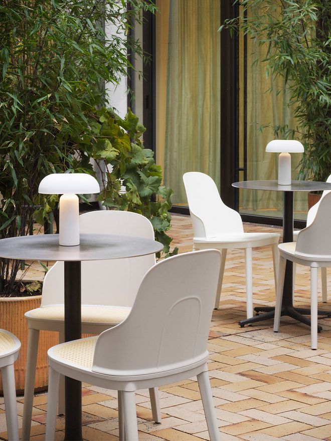What’s new: Normann Copenhagen’s Porta table lamp